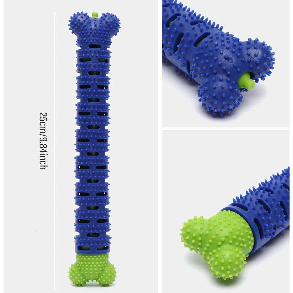 Detachable Rubber Bone-Style Dog Chew Toy - Single, 25 cm
