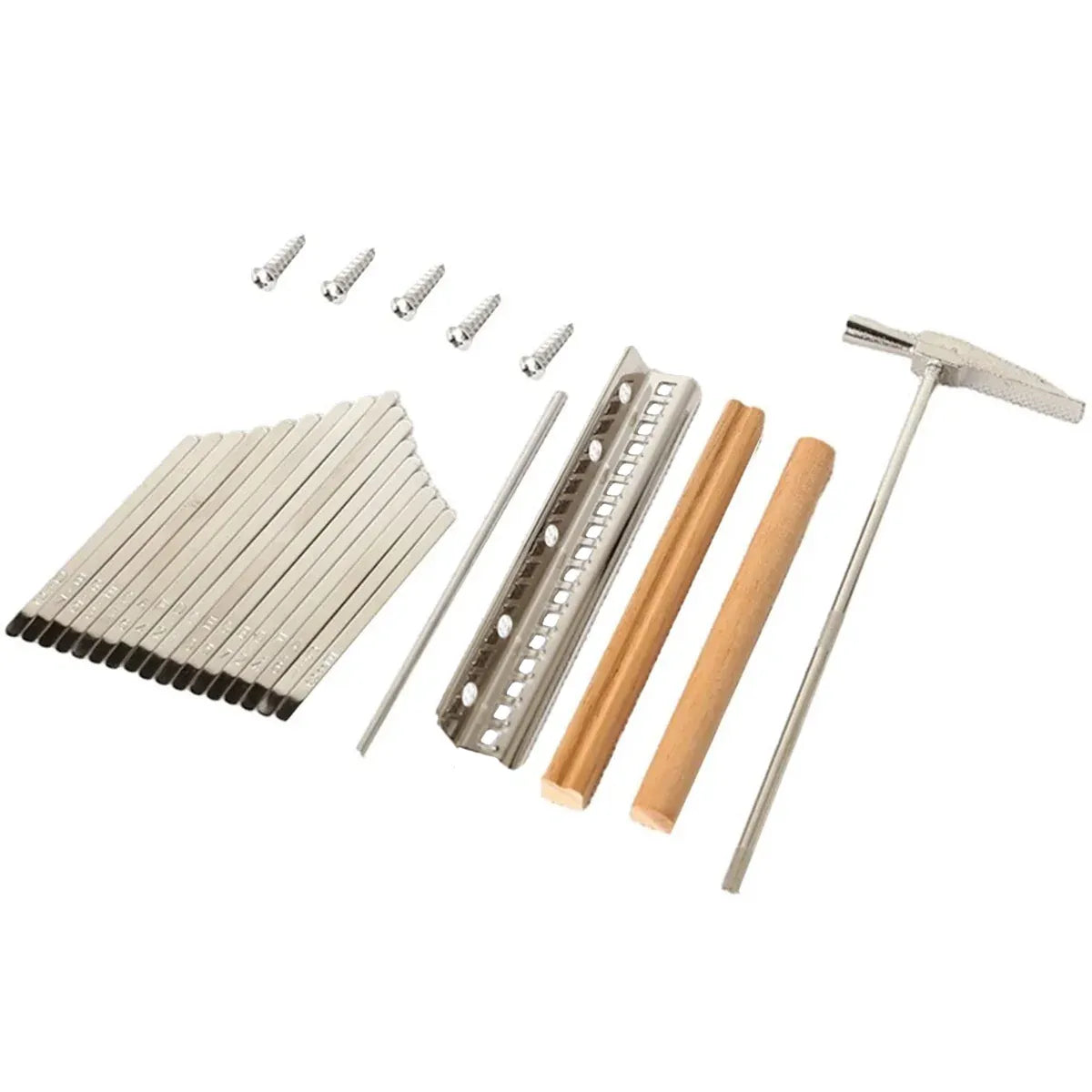 17-Tone Keyboard Set with Soundboard and Tuning Hammer for Musical Instrument — product image 2
