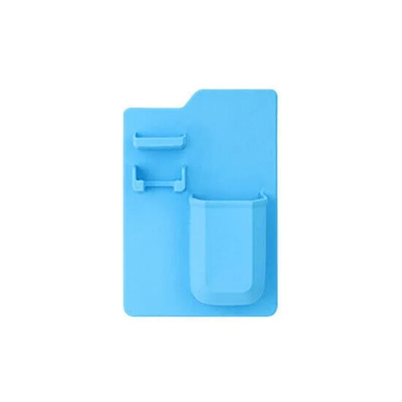 1PC Space Toothbrush Holder Shower Organizer Silicone Bathroom Storage Razor Au - Blue — product image 1 of 13