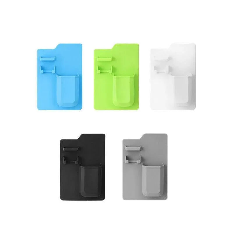 1PC Space Toothbrush Holder Shower Organizer Silicone Bathroom Storage Razor Au - Blue — product image 3 of 13