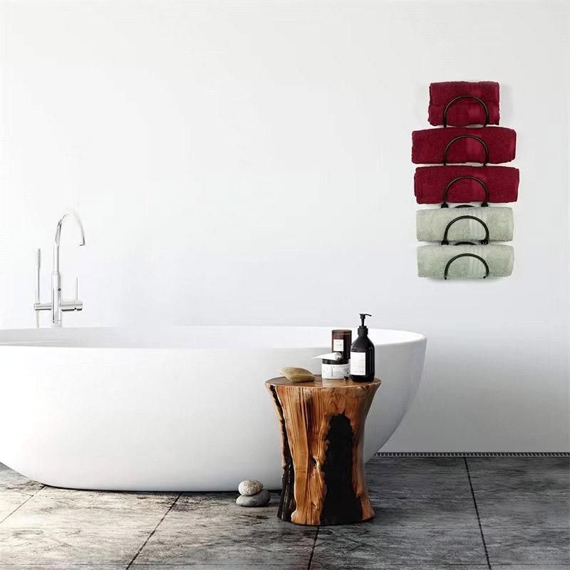 Multifunctional Wall Mounted Bathroom Storage Rack Multi Layer Towel and Wine — product image 5 of 13