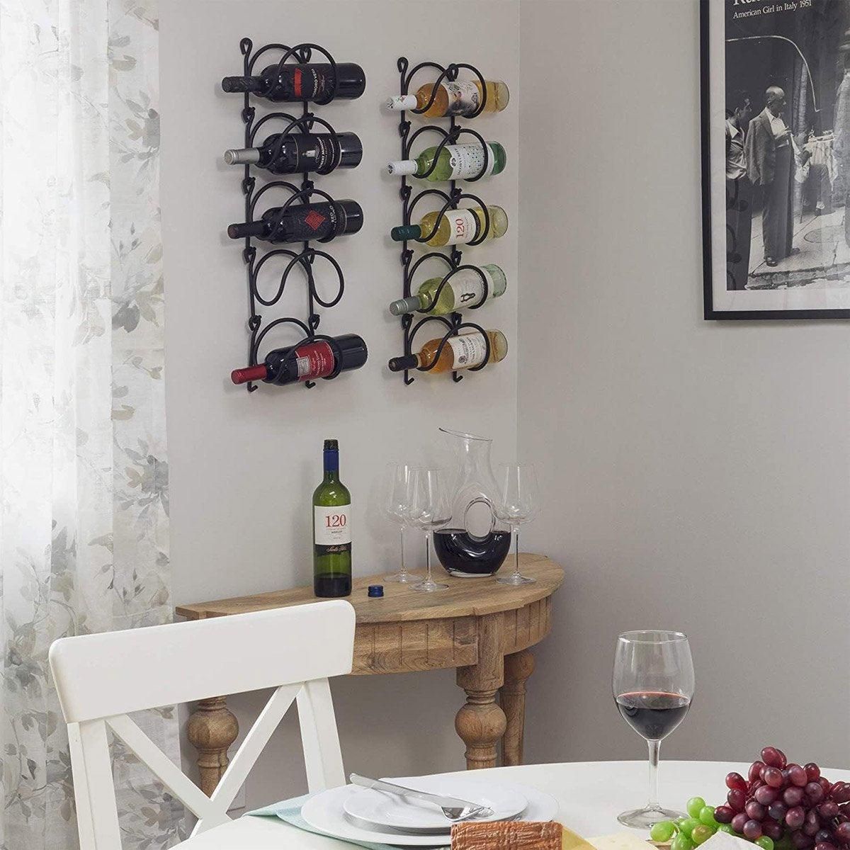 Multifunctional Wall Mounted Bathroom Storage Rack Multi Layer Towel and Wine — product image 7 of 13