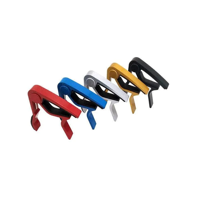 Premium Alloy Capo Quick Change Trigger Clamp For Guitar Banjo Ukulele Mandolin - Red — product image 3