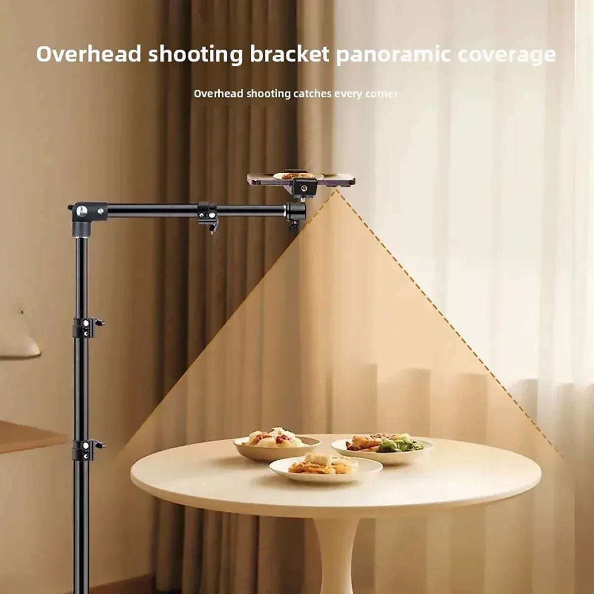 2.2m Adjustable Overhead Shooting Stand For Phone Camera DSLR Video Live Use — product image 14
