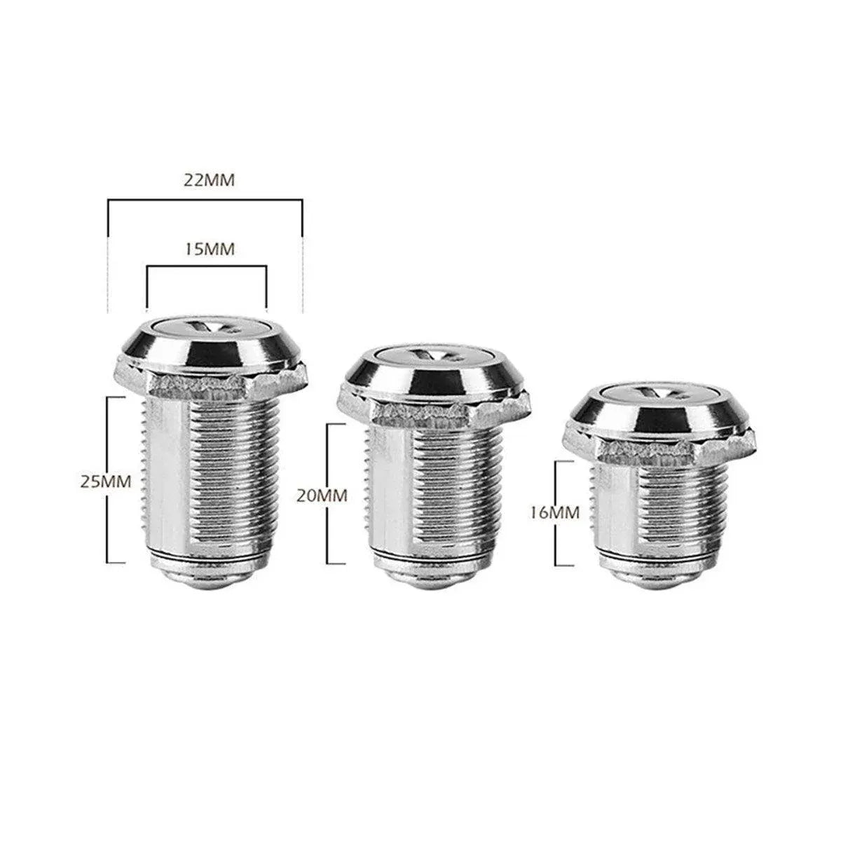 1/5/10pcs File Cabinet Drawer Milk Box Swivel Lock Small Round Security Lock - 20mm-10PCS — product photo 4