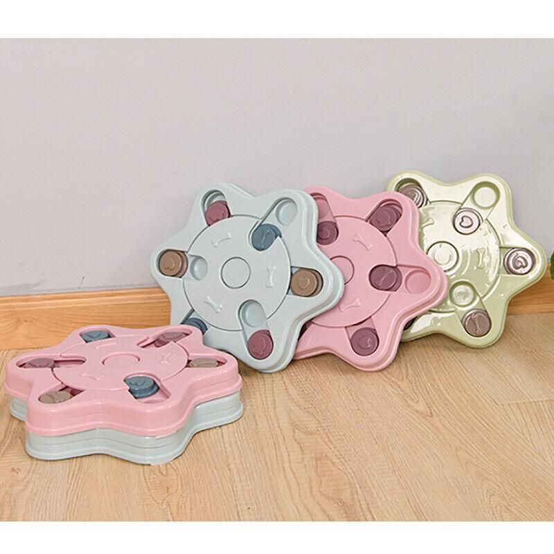 Interactive Dog Treat Puzzle Toy, Pink Claw Shape
