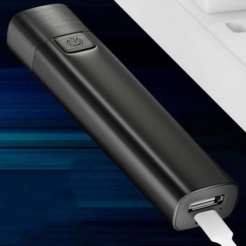 USB-Rechargeable 350-Lumen Mini LED Torch – Black — product image 2 of 15