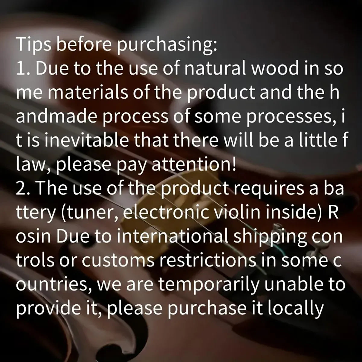 Beginner Violin 4/4 Set Durable Linden Wood for Kids Adults Learning — product image 7