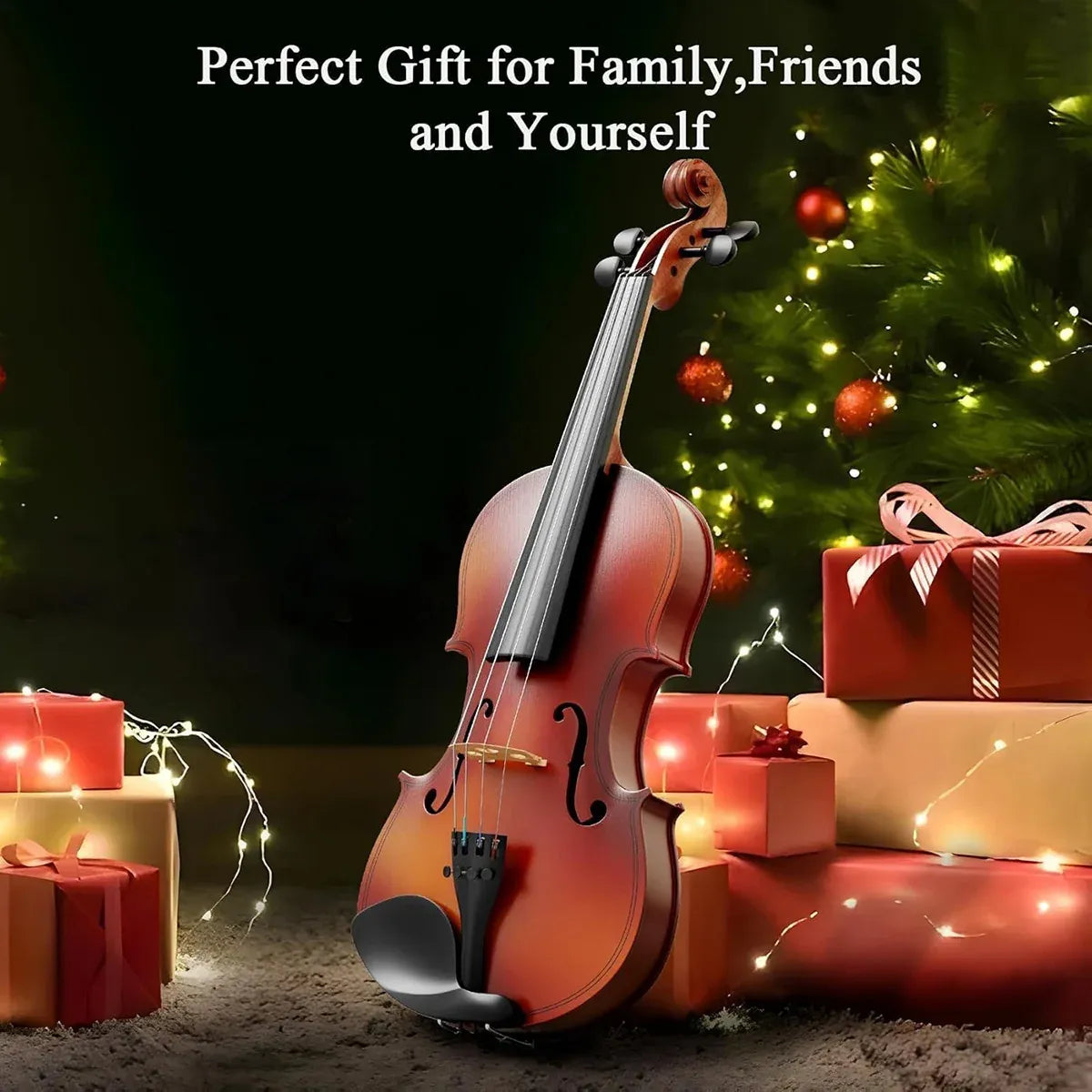 Beginner Violin 4/4 Set Durable Linden Wood for Kids Adults Learning — product image 8