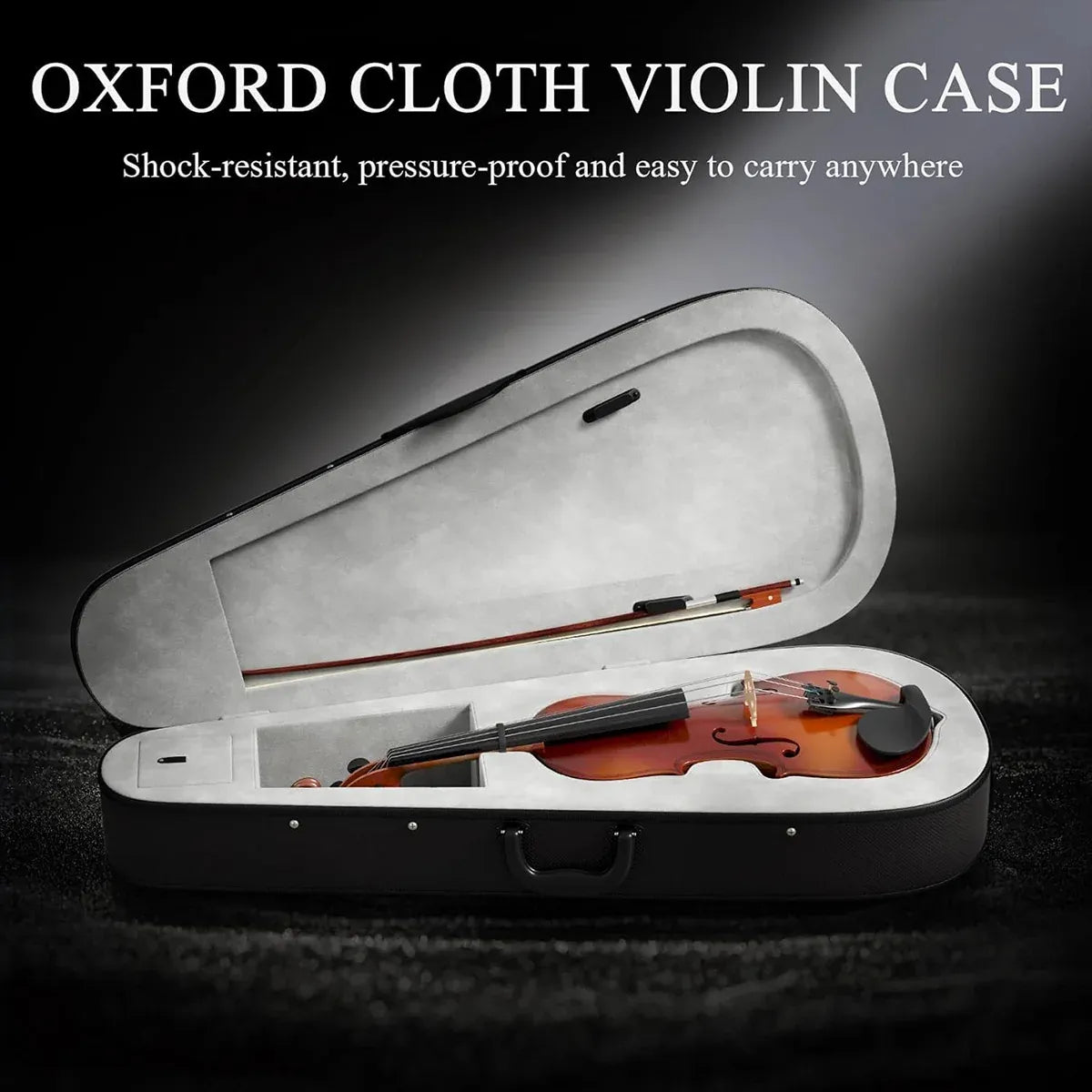 Beginner Violin 4/4 Set Durable Linden Wood for Kids Adults Learning — product image 12
