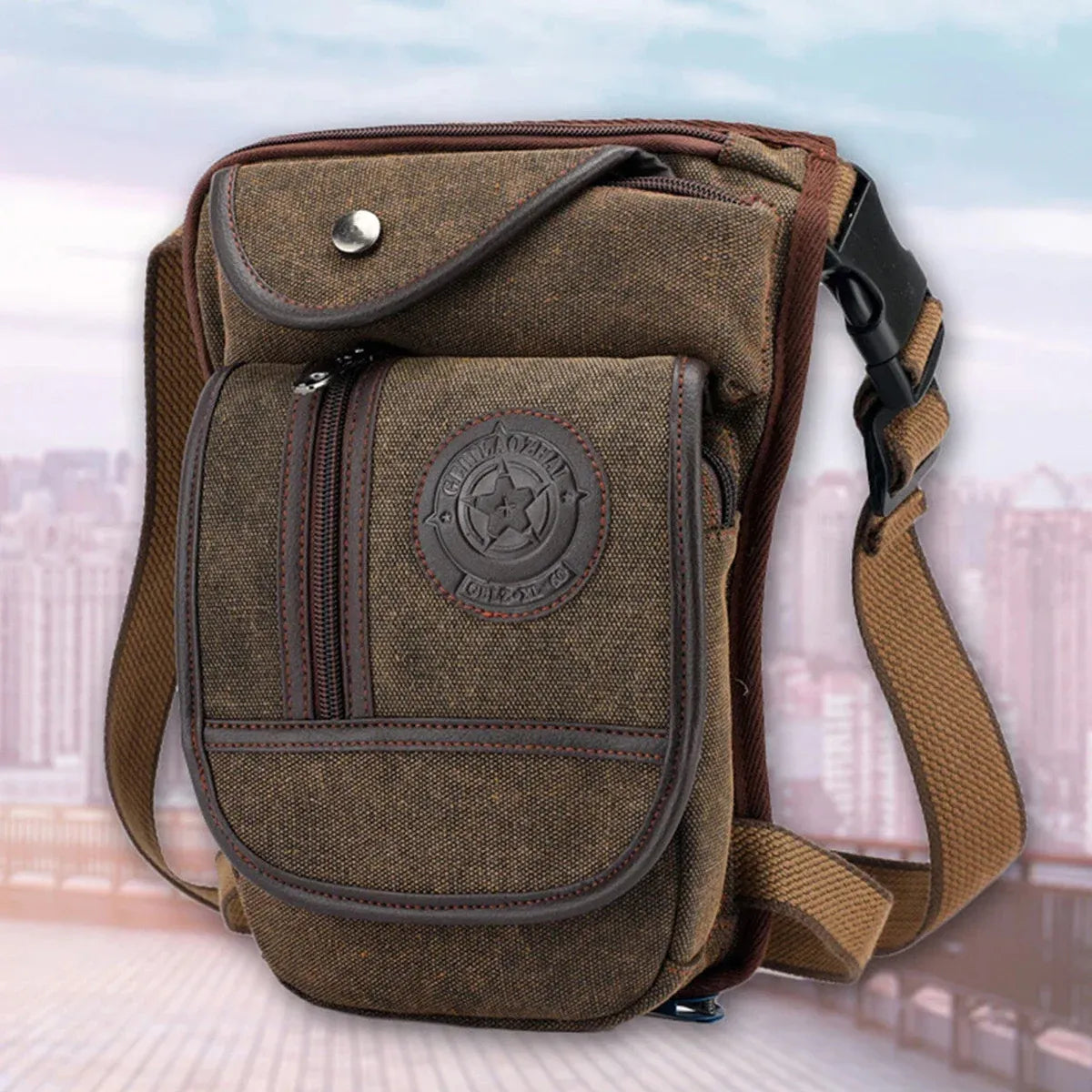 Bum Bag Hip Fanny Pack Tactical Military Waist Thigh Drop Leg Bag for Men