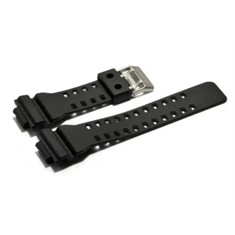 16mm TPU Watch Strap Compatible with G Series GA100 G8900 GW8900 with Tool Pins - Black