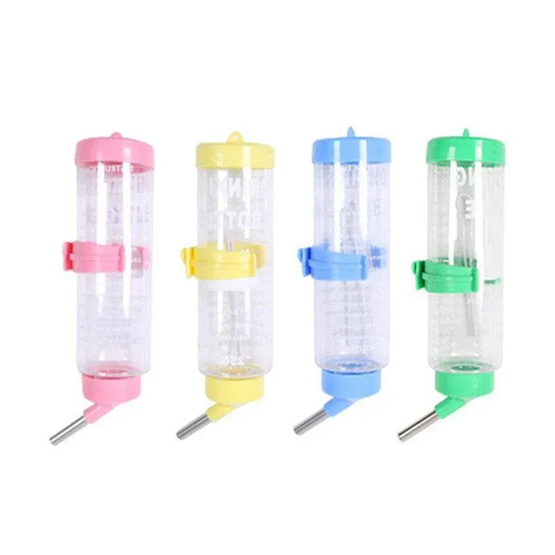 Hanging Small-Pet Water Bottles - Green, 2 × 250 mL
