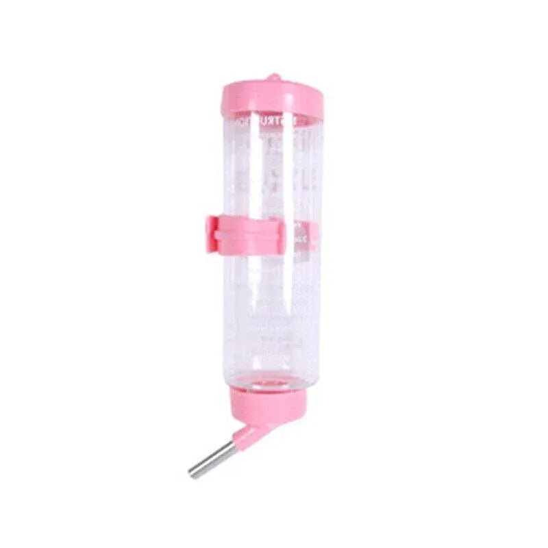 Hanging Small-Pet Water Bottles - Pink, 2 × 250 mL