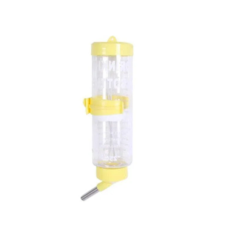 Hanging Small-Pet Water Bottles - Yellow, 2 × 250 mL