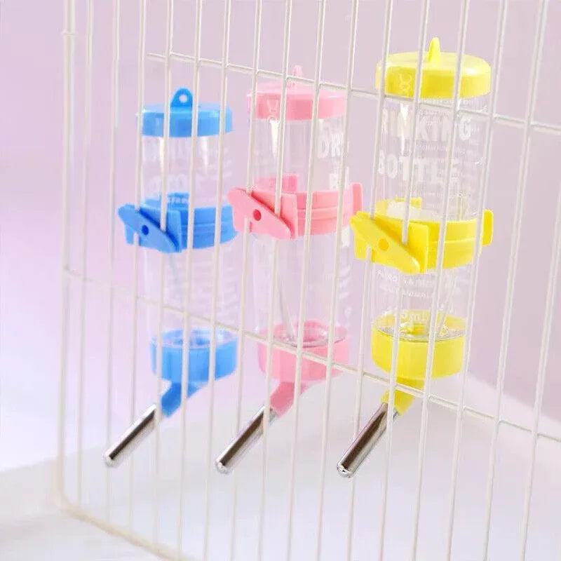 Hanging Small-Pet Water Bottles - Blue, 2 × 250 mL