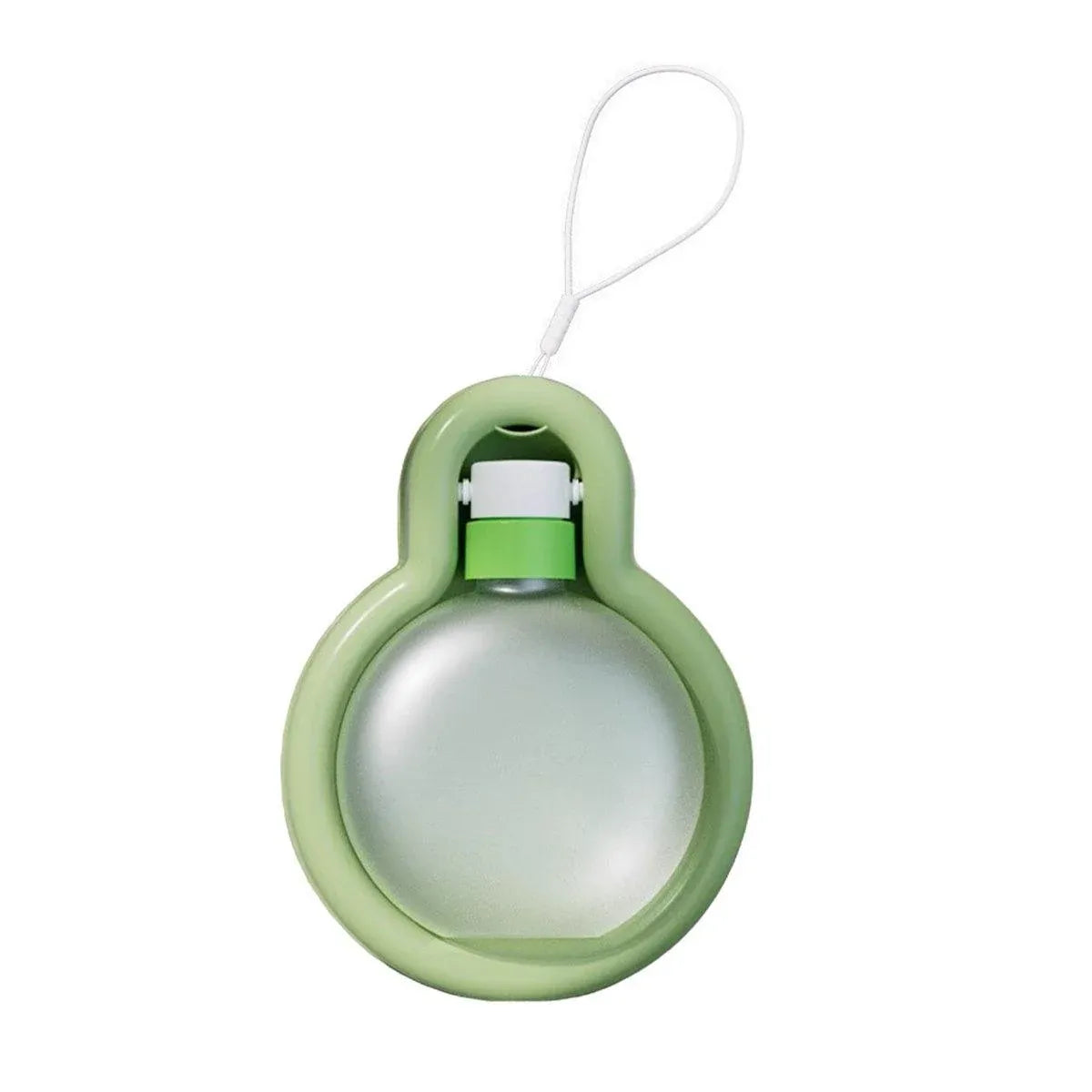Foldable Pet Travel Water Bottle & Drinking Bowl - Green, 350 mL