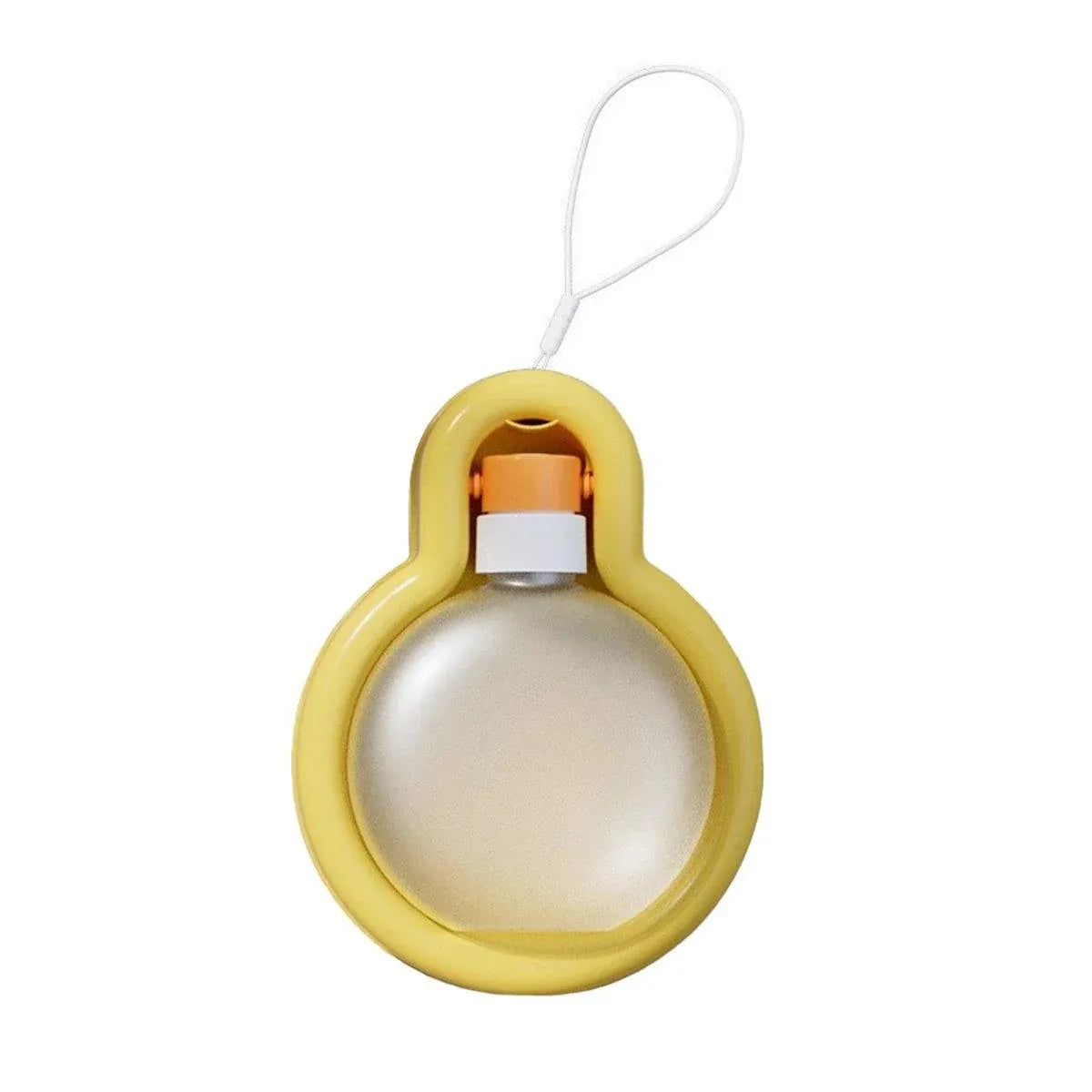 Foldable Pet Travel Water Bottle & Drinking Bowl - Yellow, 350 mL