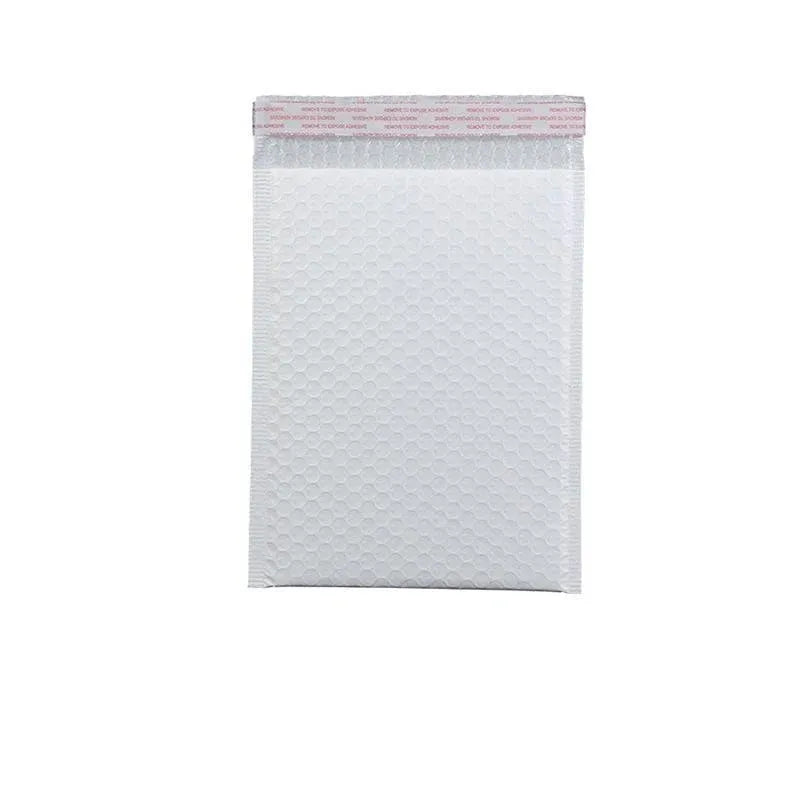25PCS Poly Bubble Mailers Envelope Padded Bag White Cushioned Satchel 15 Sizes - 25PCS-16*21CM