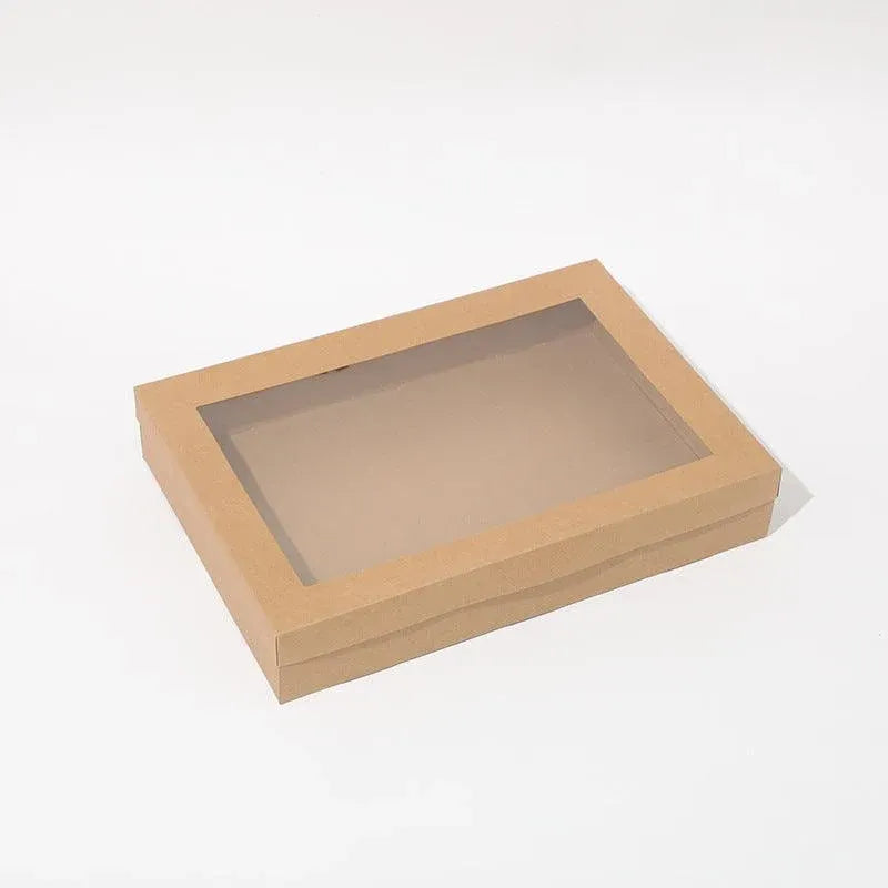 50pcs Bakery Cake Packaging Boxes with Visible Open Window Lunch Boxes - S — product photo 11