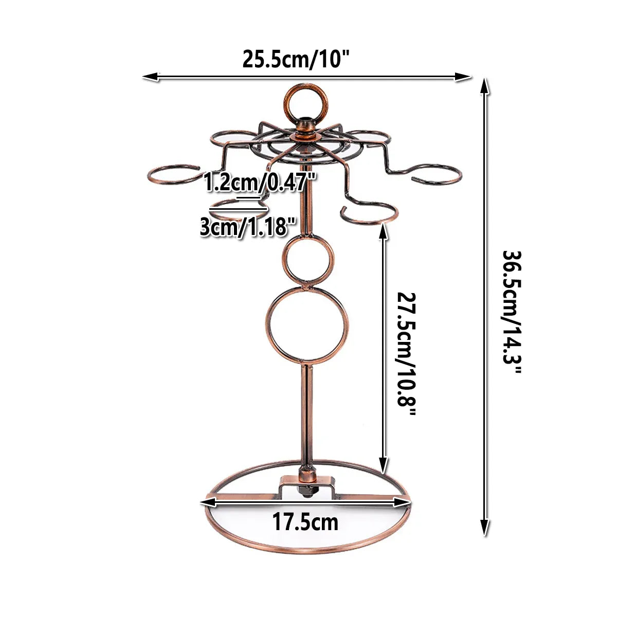Wine Glass Rack Countertop Freestanding Stemware Rack Wine Glass Stand Racks