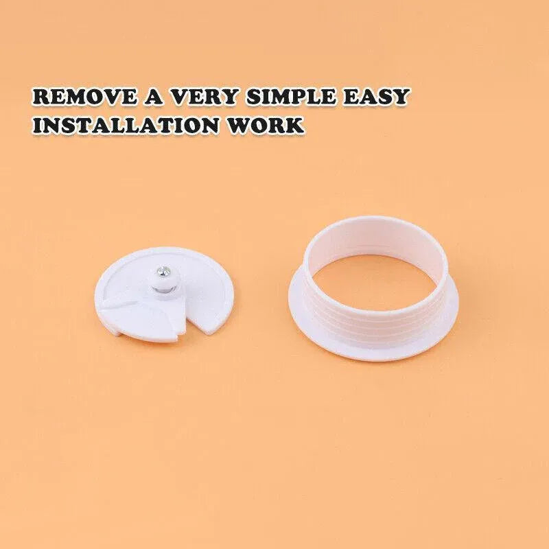 Desk Grommet Cable Hole Covers 50mm Wire Tidy Port for Table Surface 12pcs Set - Black-12PCS — product photo 4