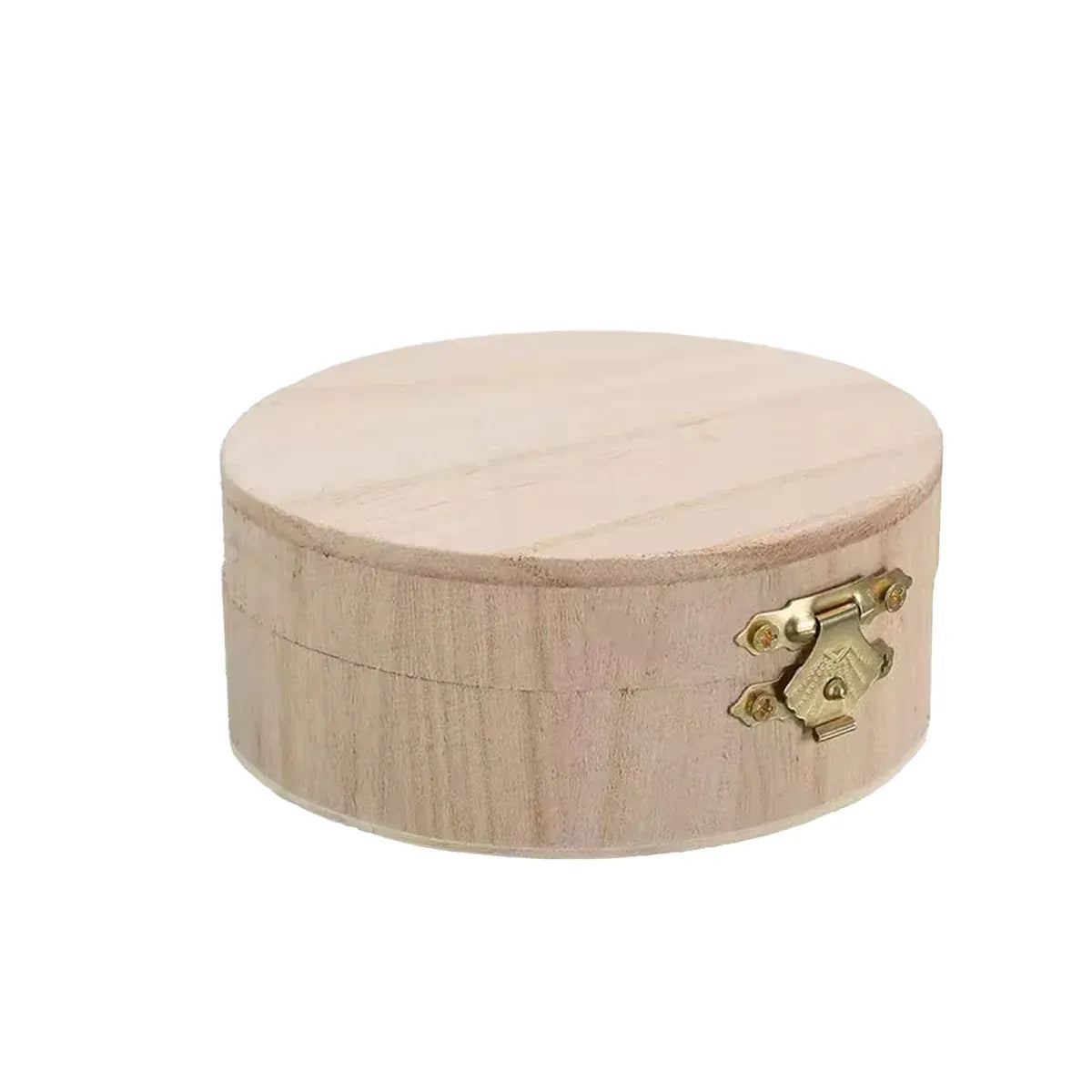 Six Rustic Wooden Keepsake Storage Boxes with Hinged Lids — product image 2 of 15