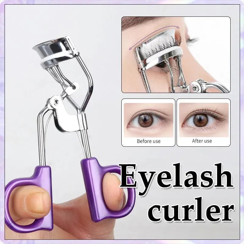 Portable Eyelash Curler Wide Angle Grip for Long Lasting Lifted Lashes