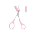 Eyebrow Trimmer Grooming Scissors Eyelash Thinning Shears Comb Brow Shaping Tool - Pink