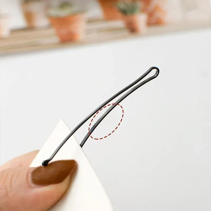 40 PCS Short Black Waved Hair Pins Bobby Pins Grips Salon Dance Hair Accessories - Short Wave Clip