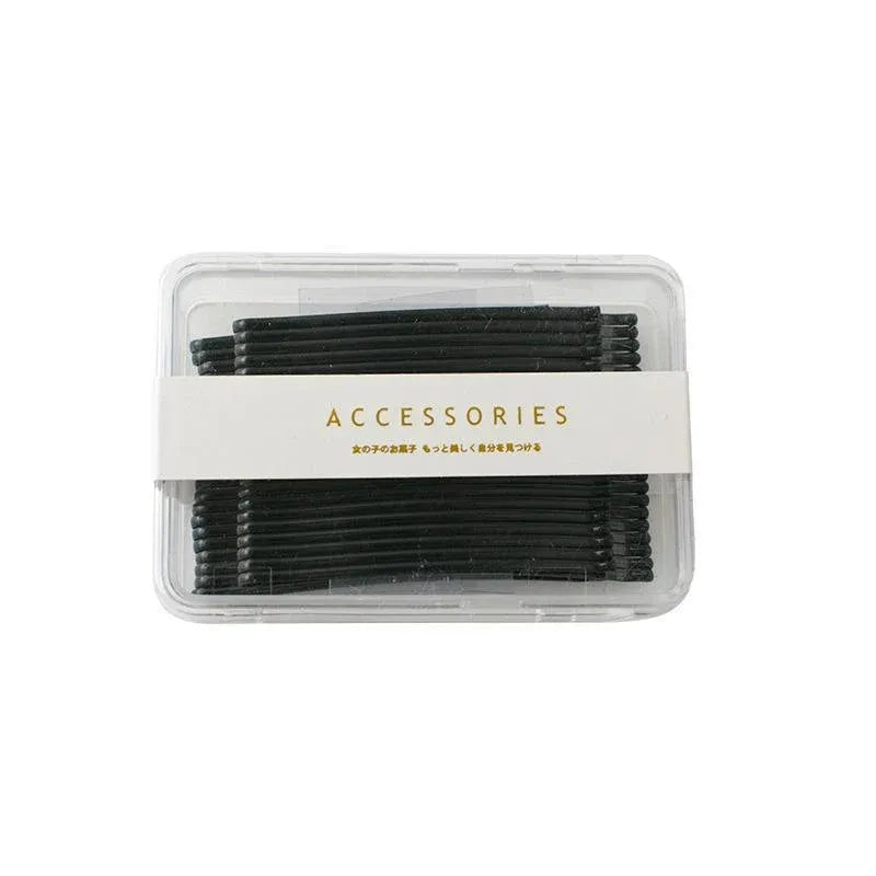 40 PCS Short Black Waved Hair Pins Bobby Pins Grips Salon Dance Hair Accessories - Short Wave Clip