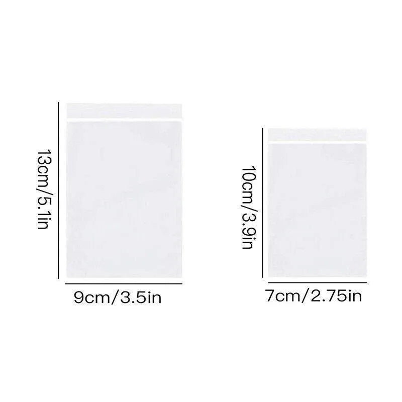 100X Bulk Clear Resealable PE Plastic Zip Bags - 15*22cm 100PCS — product photo 4