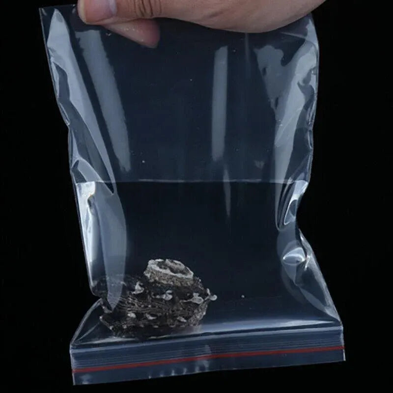 100X Bulk Clear Resealable PE Plastic Zip Bags - 15*22cm 100PCS — product photo 5