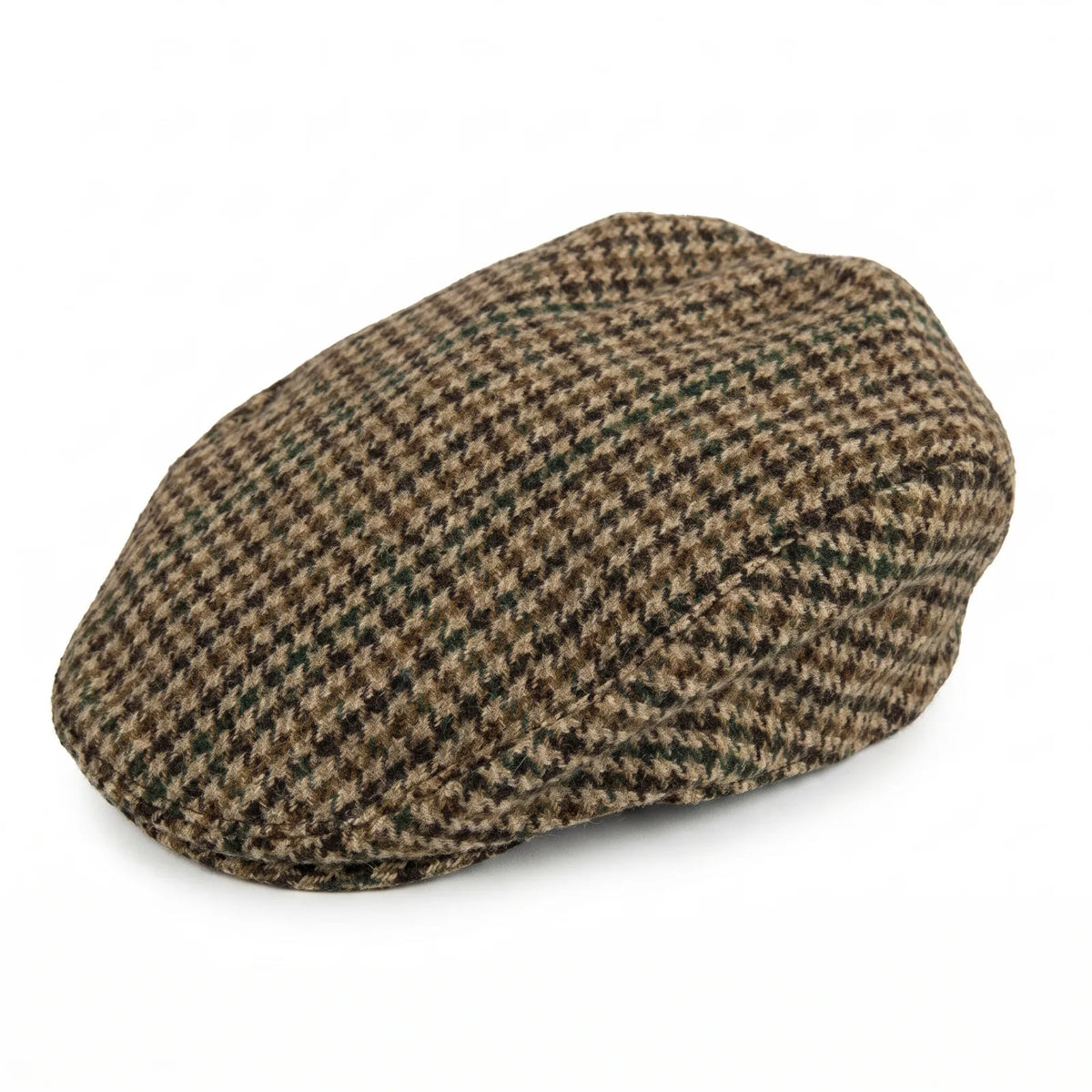 Dents Abraham Moon Wool Tweed Flat Cap – Brown, XL – product photo 4