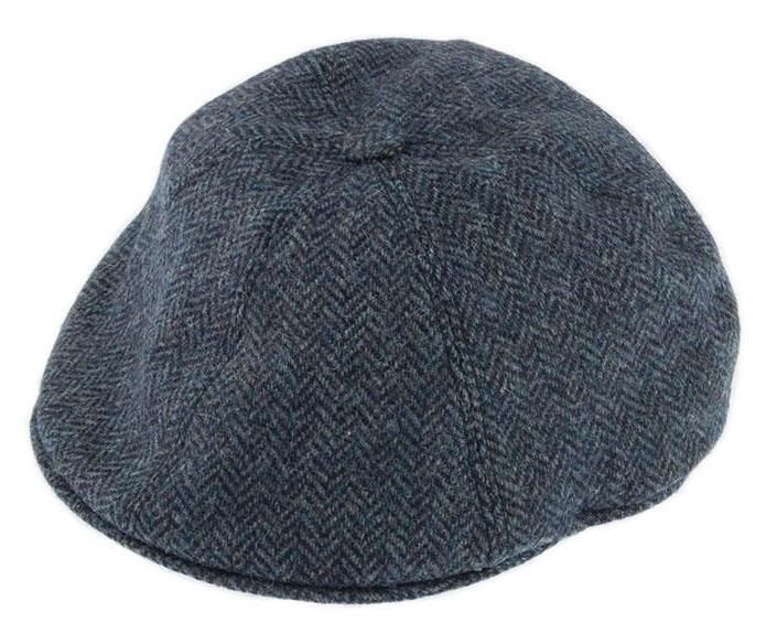 DENTS Mens Drivers Cap Abraham Moon Hat Tweed Peeky Blinders - Navy — product image 1