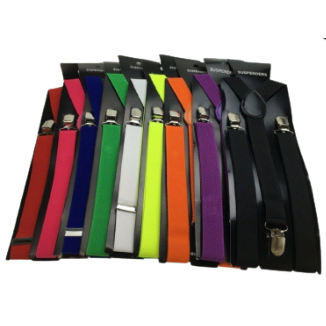 Men's Adjustable Clip-On Suspenders (2 Pack) – Assorted Colour Pack – product photo 3