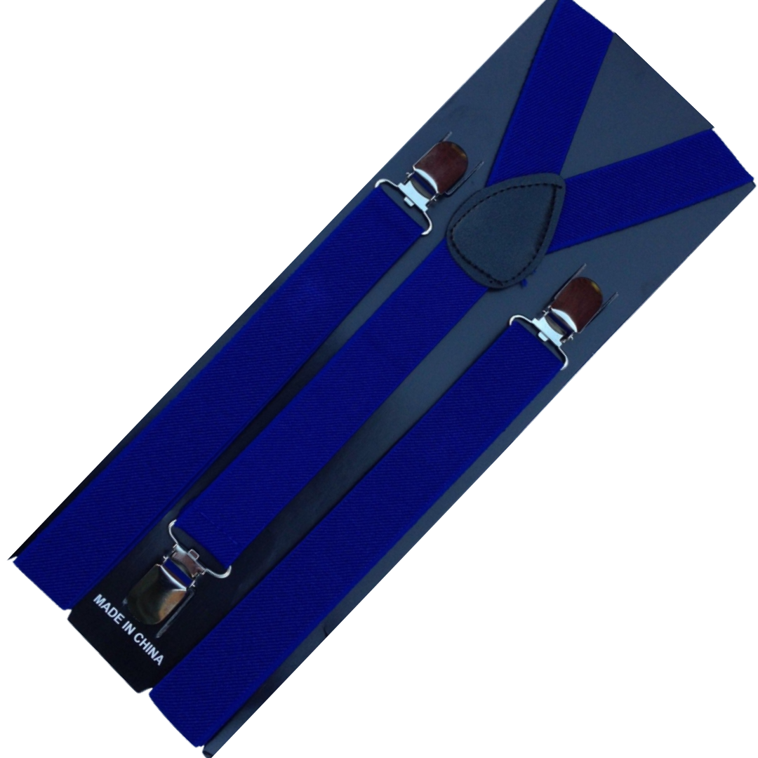 Men's Adjustable Clip-On Suspenders (2 Pack) – Blue – product photo 3
