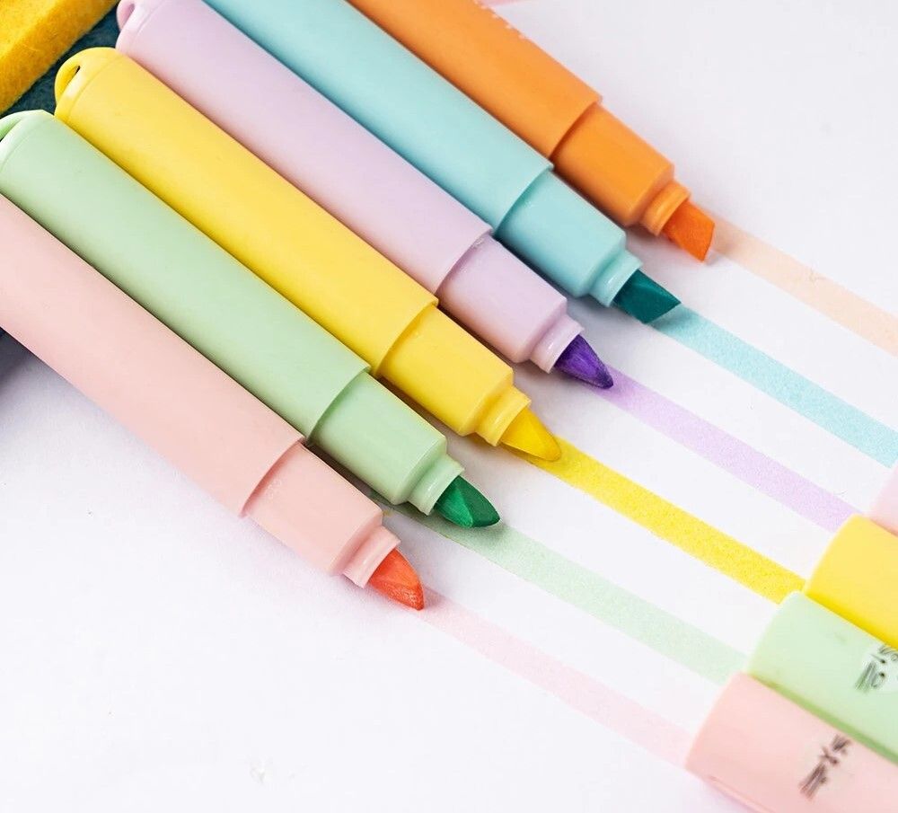 120pcs Cute Mini Pastel Highlighters — product photo 2