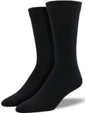 Unisex Bamboo-Blend Loose-Top Comfort Socks – Black, Size 2–8 (1 Pair) – image 1