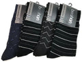 Men's Cotton Dress Crew Socks (2 Pairs) – Assorted Colours, Size 6–11