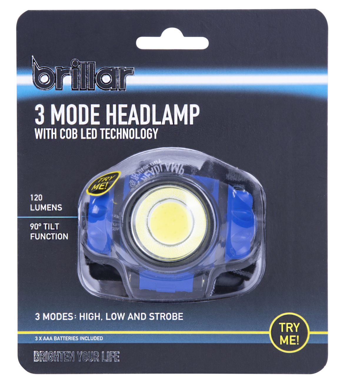 120-Lumen COB LED Headlamp with Adjustable Strap – Three Modes — product image 4 of 8