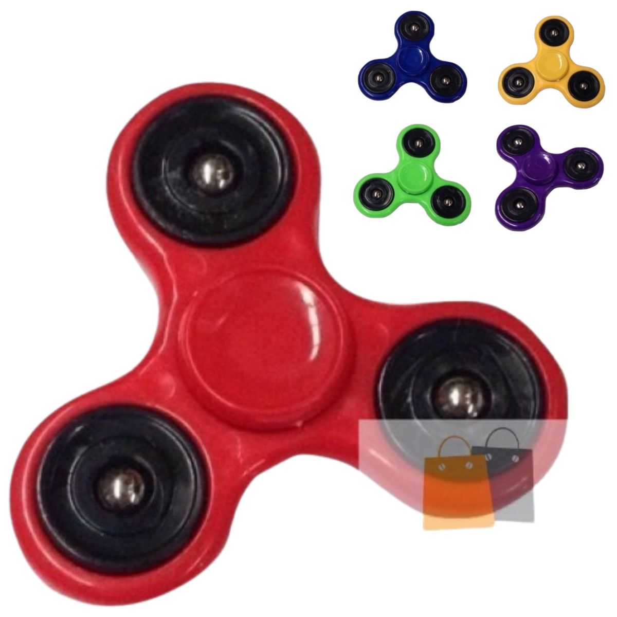 3pcs Fidget Hand Finger Spinner Focus Stress Reliever Toys For Kids Adults — product image 1