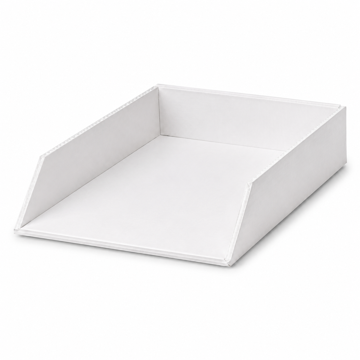 6x Italplast Eazi Fold A4 Document Tray in White — product photo 3