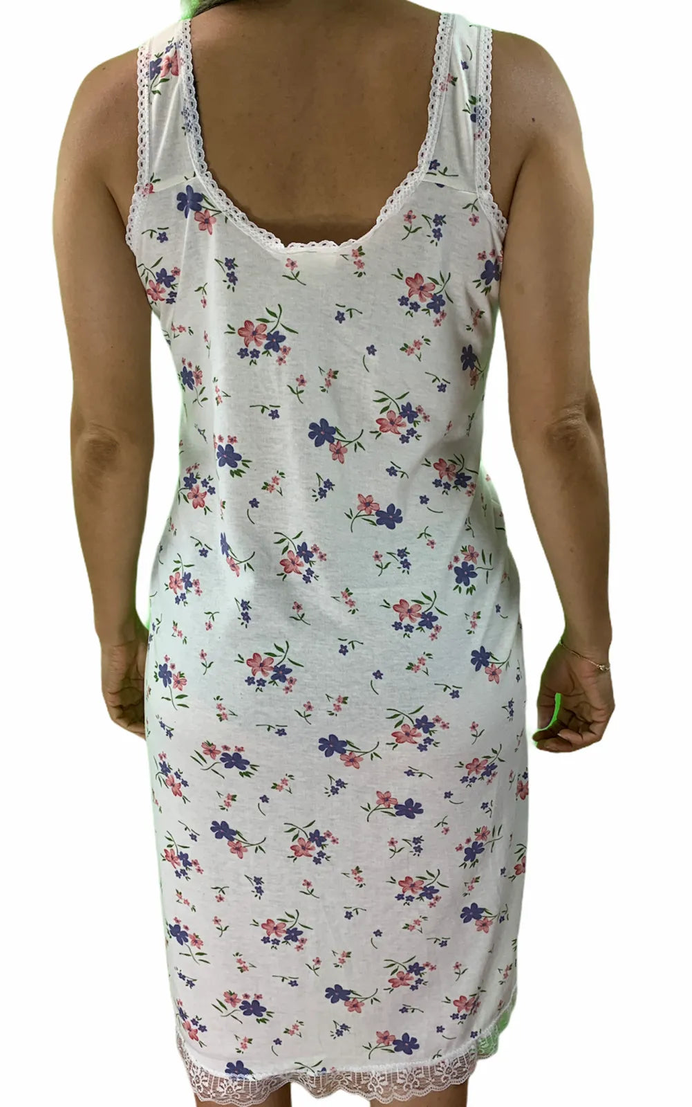 Women's Cotton Nightgown – Pink, Size 16 — image 4