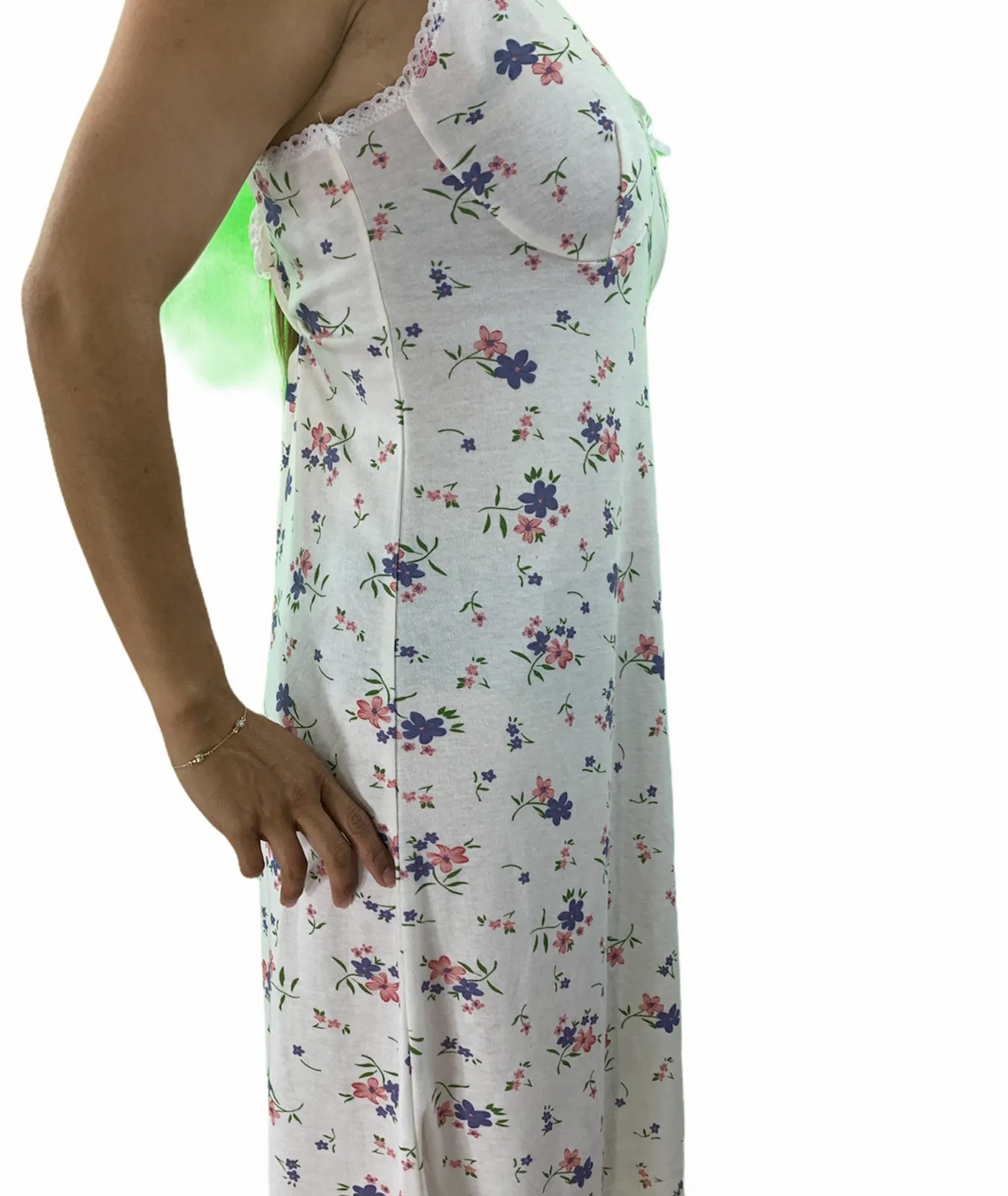 Women's Cotton Nightgown – Pink, Size 16 — image 5