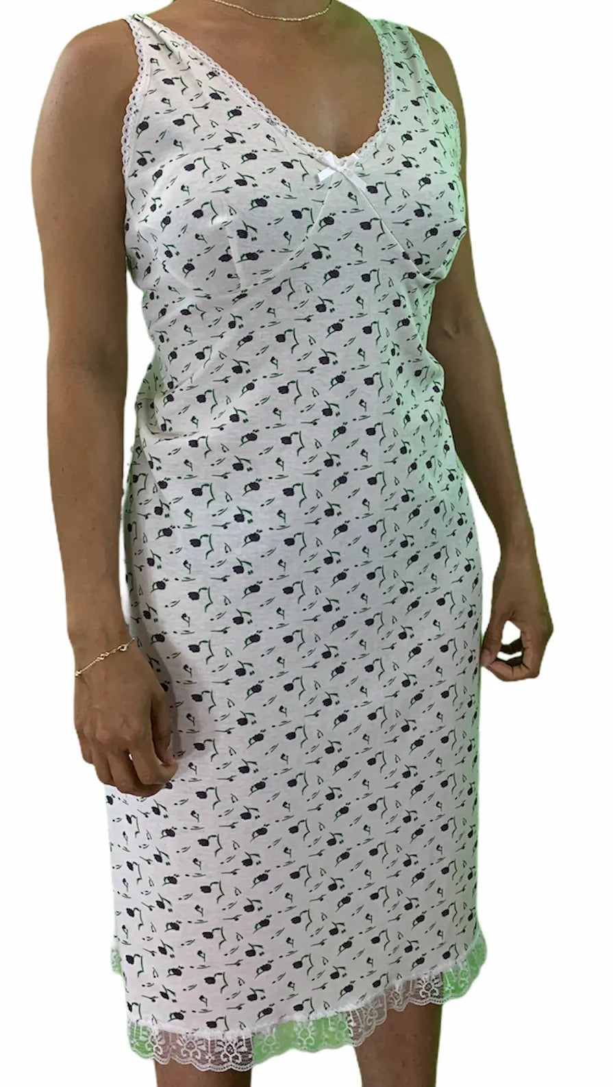 Women's Cotton Nightgown – Purple, Size 16 — image 4