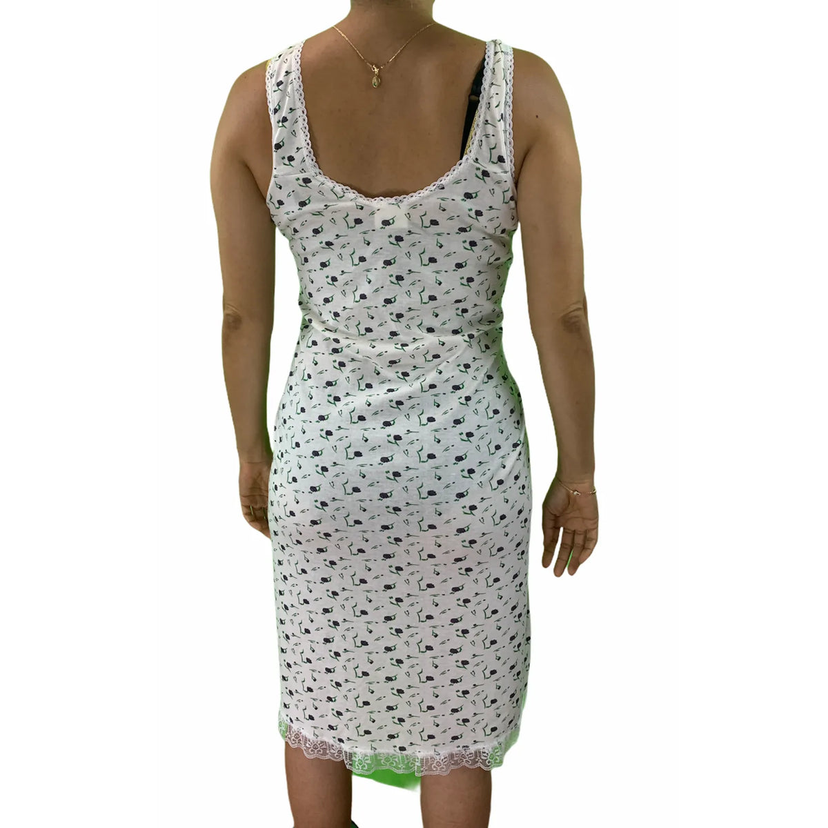 Women's Cotton Nightgown – Purple, Size 16 — image 9