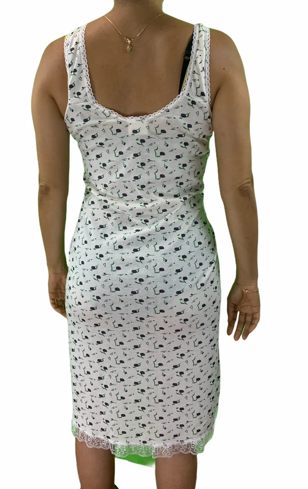 Women's Cotton Nightgown – Purple, Size 16 — image 10