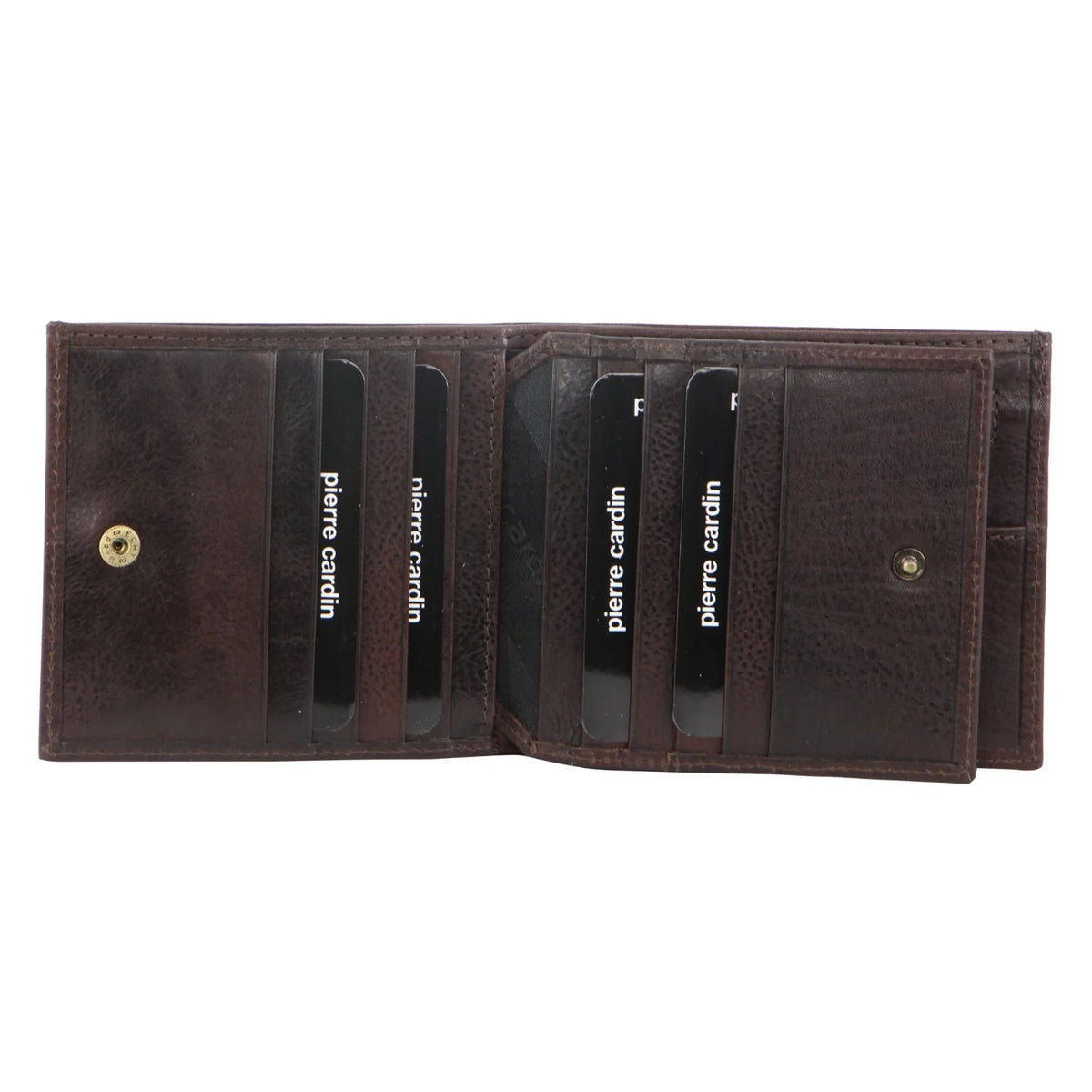 Pierre Cardin Men's Leather RFID Trifold Wallet – Chocolate – product image 4 of 6