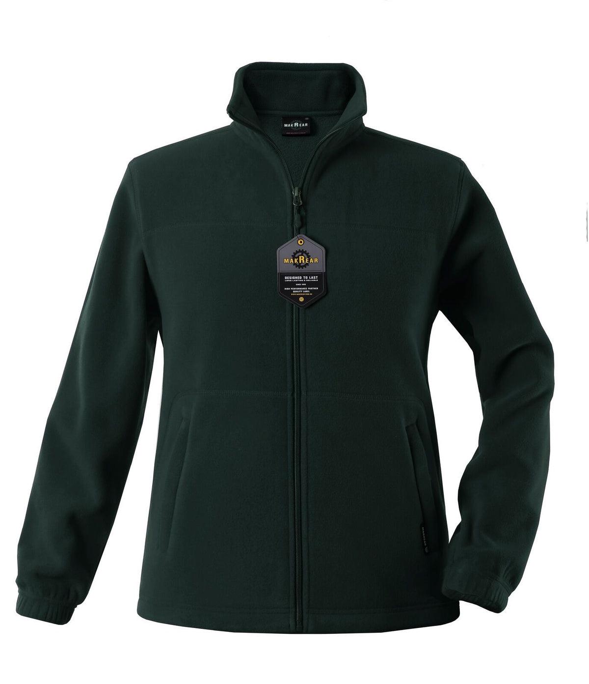 Womens Polar Fleece Full Zip Jumper Jacket Winter Warm in Bottle Green — product image 4